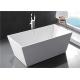 Contemporary Freestanding Soaking Bathtubs With Pop - Up Drainer Indoor