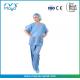 Nonwoven SBPP Disposable Scrub Suit With Pants SMS Hospital Disposable Scrubs