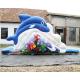 Carnival Shark Commercial Inflatable Slide Castle Bounce House