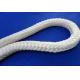 white braided polyester hawser mooring ropes high quantity
