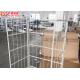 Large Capacity Industrial Rack Storage , Wire Mesh Pallet Storage Cage