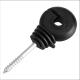 IST001  standard ring insulator Black Color Screw in ring insulator for electric fence  electric fence insulator