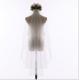Factory direct wholesale bridal veil short double light yarn soft fingertip wedding veil with hair comb  