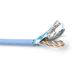 Computer Network Cat 6a Lan Cable IEC 11801 HDPE Insulated 8 Cores PE LSZH PVC