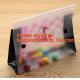 Office school filing supplies A4 plastic portable document file bag /envelope pocket file folder with button