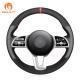 Beige Hand Sewing Soft Suede PU Leather Steering Wheel Cover for Mercedes-Benz A-Class E-Class W177 W205 C118 W213 W463 W167 Sprinter