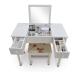 KD Package 74.5cm height Lockable Printed Makeup Dressing Tables