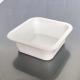 120 X 120 X 40MM Disposable Rectangle Tray Plastic PP White Vegetable Tray Plastic