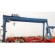 Container Double Girder Gantry Crane , Span 15m 40 Ton Motorized Gantry Crane