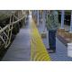 Fire Resistant Plastic Floor Grating For Industry Platform Easy Maintenance