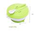 non slip suction baby feeding bowl set with lid spoon  high quality pet dog baby silicone feeding bowl