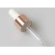 Glass Dropper Cap With Rubber Teat Gold Silver Color Cosmetic Packaging