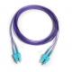 Corning Fiber SC/PC-SC/PC OM4 Duplex Purple Color Fibre Optic Patch Cord