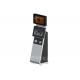 Dual Touch Screen Automated Payment Kiosk , Self Pay Kiosks With Encryption Pinpad