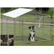 OEM / ODM Accepted Metal Dog Kennel With Canopy Top Lock Design High Security