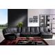 Promotion corner sofa Living room leather furniture sofas h901
