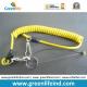 Metal Hook Spring Stretchy Coil Keychain Strap Rope