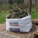 150-270 Liter Waste Skip Bag 2 Sides Print Yard Gardening Bags 1.5tons For Leaves Weeds