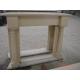 35mm Statue Carved Cream Custom Marble Fireplace Surround