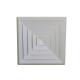 1 2 3 Way RAL Color Beveled Edge Square Ceiling Diffuser With Removable Core