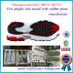 2 Colors Shoe Sole Mold Rubber Dip High Strength Long Working Life