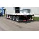 TITAN VEHICLE 40ft flatbed truck trailer load capacity 40 ton /60 ton flatbed trailer for sale