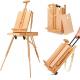 Holds Canvas Wood Portable Adjustable Art Painting Easel French Style With Palette