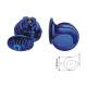 EST1003A 12V/24V 100-115DB Dia 90mm 3.7A Chrome Blue Electrical Car Snail Horn copper wire
