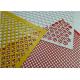 Decorative Perforated Metal Mesh Sheets 1m / 1.22m Width For Space Dividers