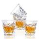 Stylish 185ml Crystal Whiskey Glass Set , Luxu Whiskey Glasses Heavy Weighted