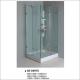 Bathroom Clear Glass Shower Enclosures Four Door Free Standing With Square Tray