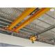 10 Ton Electric Bridge Double Girder Overhead Crane With High Efficiency A3-A5 Working Duty in Yellow