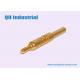 China Factory ODM OEM Low MOQ Brass Copper C3604 Gold Plated 2uin 4uin 6uin Cellphone Electric Spring Load Pogo Pin