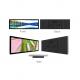 19 Inch Stretched Bar LCD Long Panel Advertising Screen Wall Mounted