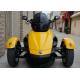 1000cc Can Am 3 Wheel Motorcycle , V - Twin 2 Front Wheel Motorcycle Liquid Cooled
