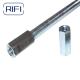 3/8 Metal Hardware Fasteners Threaded Steel Rod Coupler Galvanized
