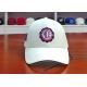 2020 High quality white 6panel metal buckel custom patches logo baseball caps sports hats