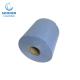 Blue Lint Free Wood Pulp Spunlace Non Woven Cloth For Automotive Wiping