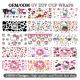 UV DTF Cup Wrap Transfer Stickers For Cartoon Wipe Off Stickers Waterproof Crafting Cup Decal For Cups Furniture Craft