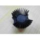 Black Anodizing Die Casting Parts / Round Aluminum Profile A380 For Heat Sink