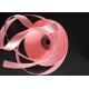 Thin Pink Color Grosgrain Ribbon Bulk Smooth Surface Recyclable Material