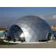 Geo Shelters Geodesic Transparent Dome Tent Glass Door 24m For Outside Events