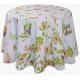 Round Printed Polyester Table Cover for Holiday