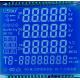 STN 7 Segment LCD Display Instrumentation LCD Module Blue Background And White Text