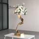 ZT-364 flower ball wedding metal gold stands flower stand for table centerpieces