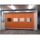 High Speed Self Recovery Zipper Rapid Roller Doors Stacking PVC Vinyl Fabric Fast Acting