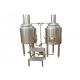 50L Micro Brewing Systems 304 Stainless Steel Commercial Brew Kettle For Craft Beer