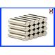 N35 - N52 Cylinder Shaped Magnet Customized Small Diameter Rod High Performance