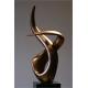 Resin Outdoor Abstract Sculpture Wrought Copper Handmade Metal Sculpture