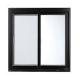 Easy Installation Sliding Window with 4 Panels Tempered Glass and Magnetic Screen